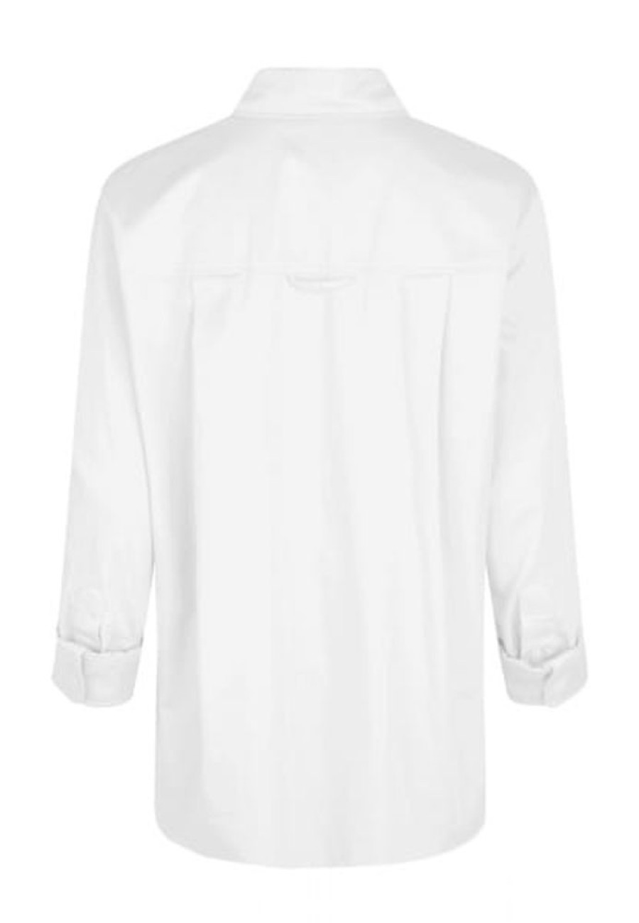 Blusen Marc Aurel | Oversize-Hemd Aus Baumwollsatin