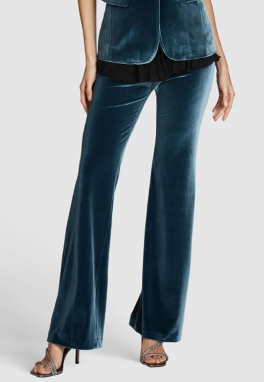 Hosen & Jeans Marc Aurel | Flared Hose Aus Elastischem Samt