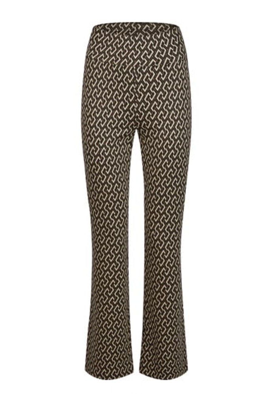 Hosen & Jeans Marc Aurel | Jacquardhose Lang Aus Recycelter Viskosemischung