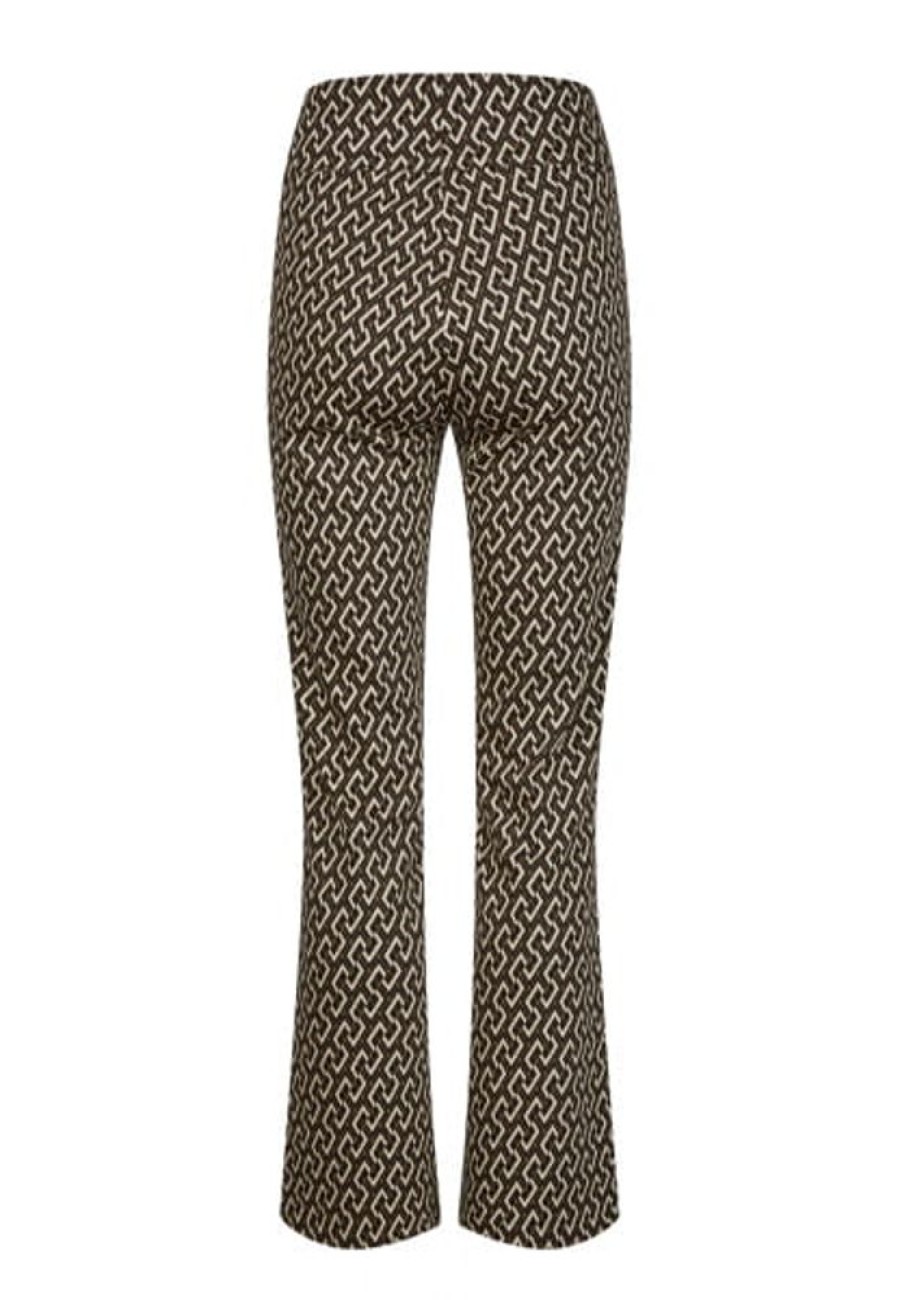 Hosen & Jeans Marc Aurel | Jacquardhose Lang Aus Recycelter Viskosemischung