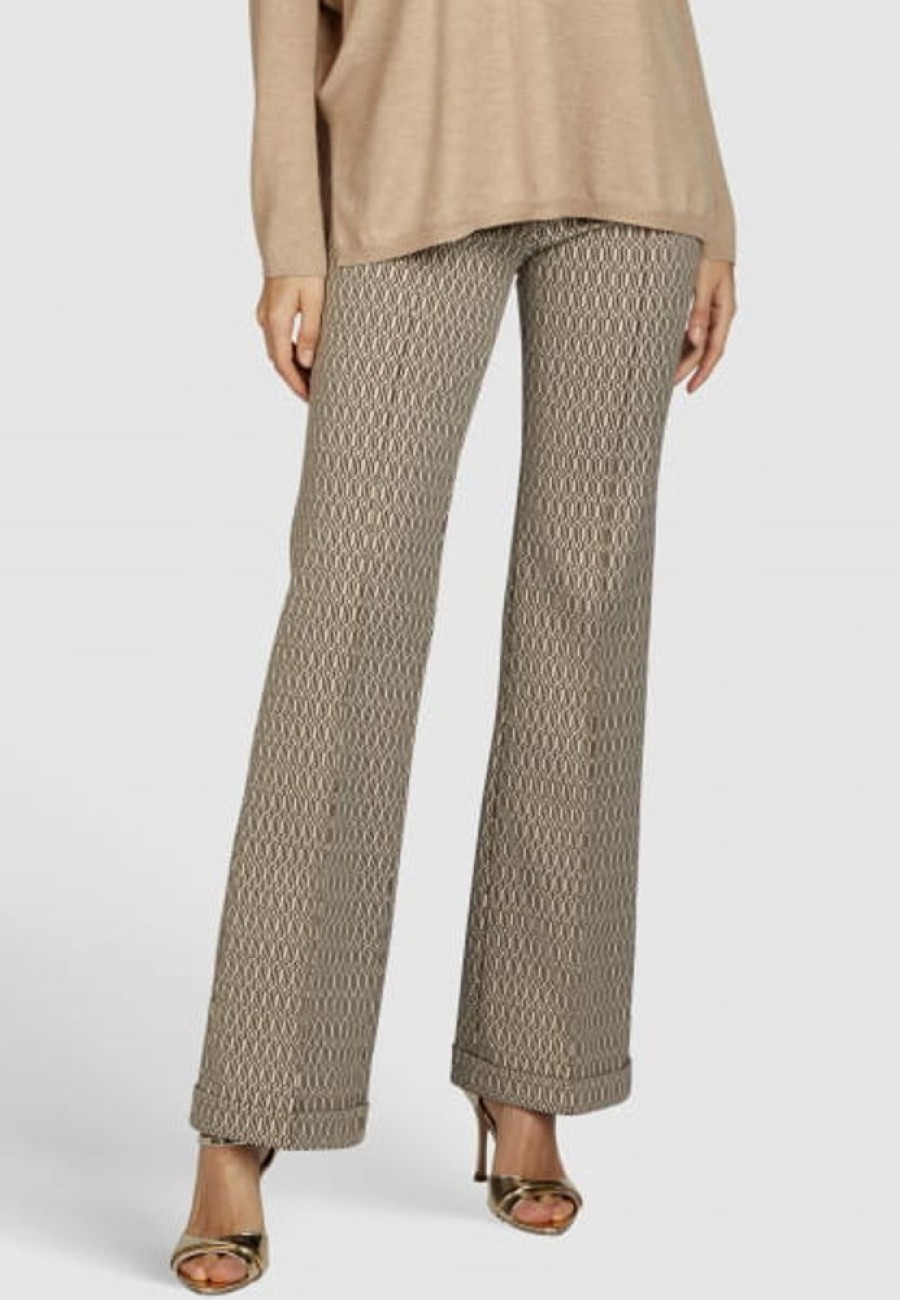 Hosen & Jeans Marc Aurel | Jerseyhose Aus Grafischem Jacquard