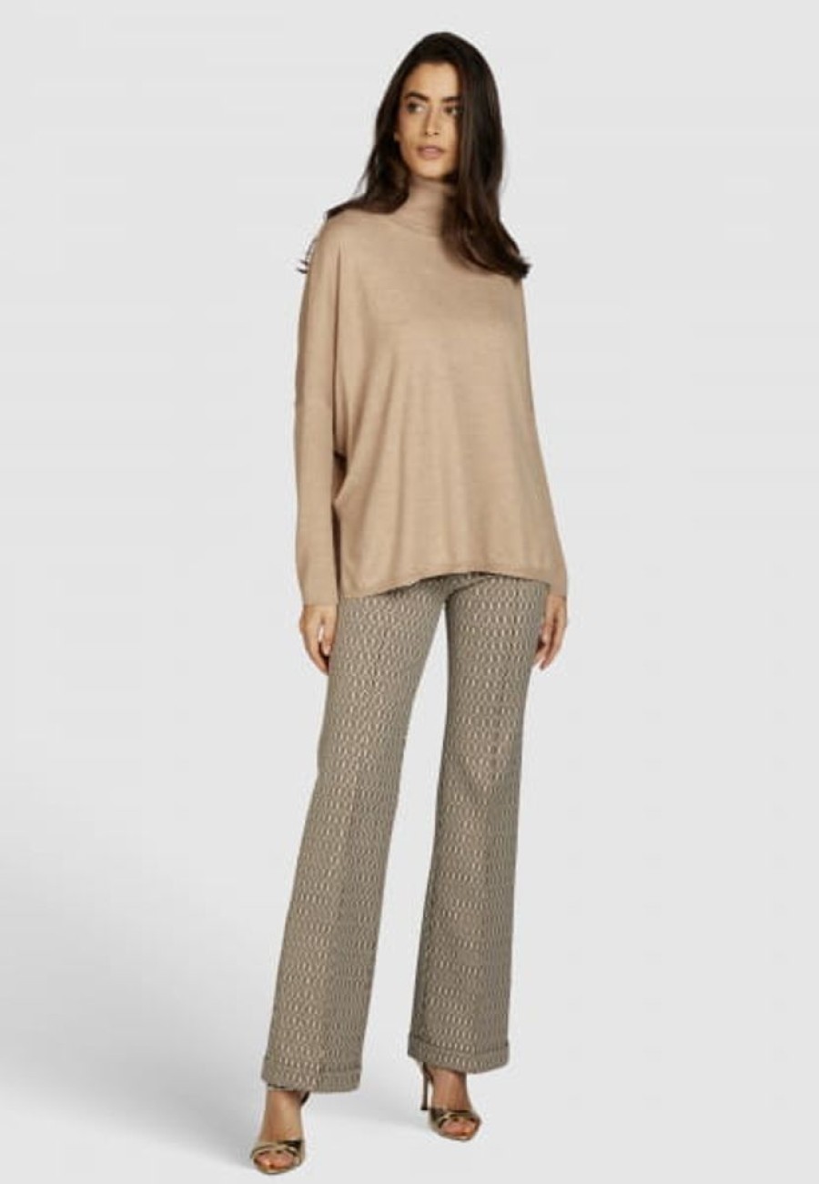 Hosen & Jeans Marc Aurel | Jerseyhose Aus Grafischem Jacquard