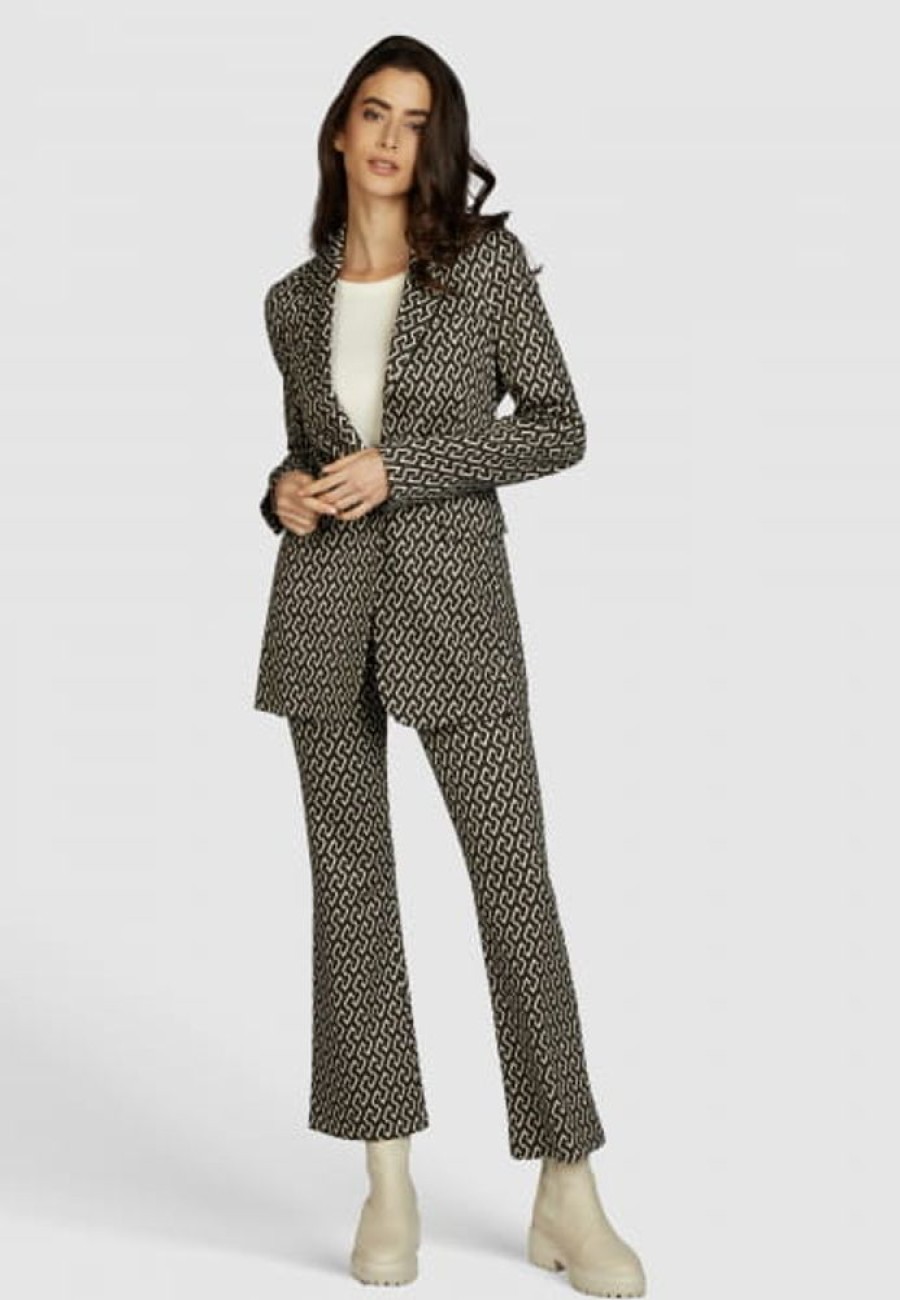 Blazer & Jacken Marc Aurel | Jacquardblazer Aus Recycelter Viskosemischung