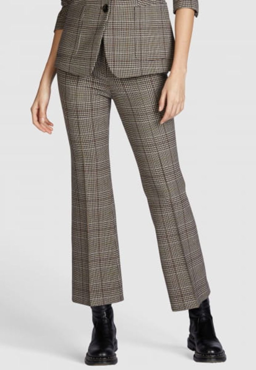Hosen & Jeans Marc Aurel | Verku00Fcrzte Hose Im Glencheckdesign