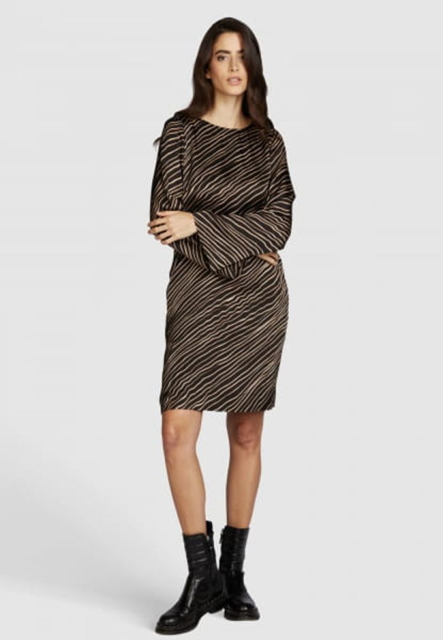 Kleider & Rocke Marc Aurel | A-Linien-Kleid Mit Streifendruck