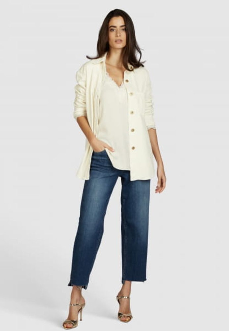 Hosen & Jeans Marc Aurel | Cropped Jeans In Dark Blue Denim