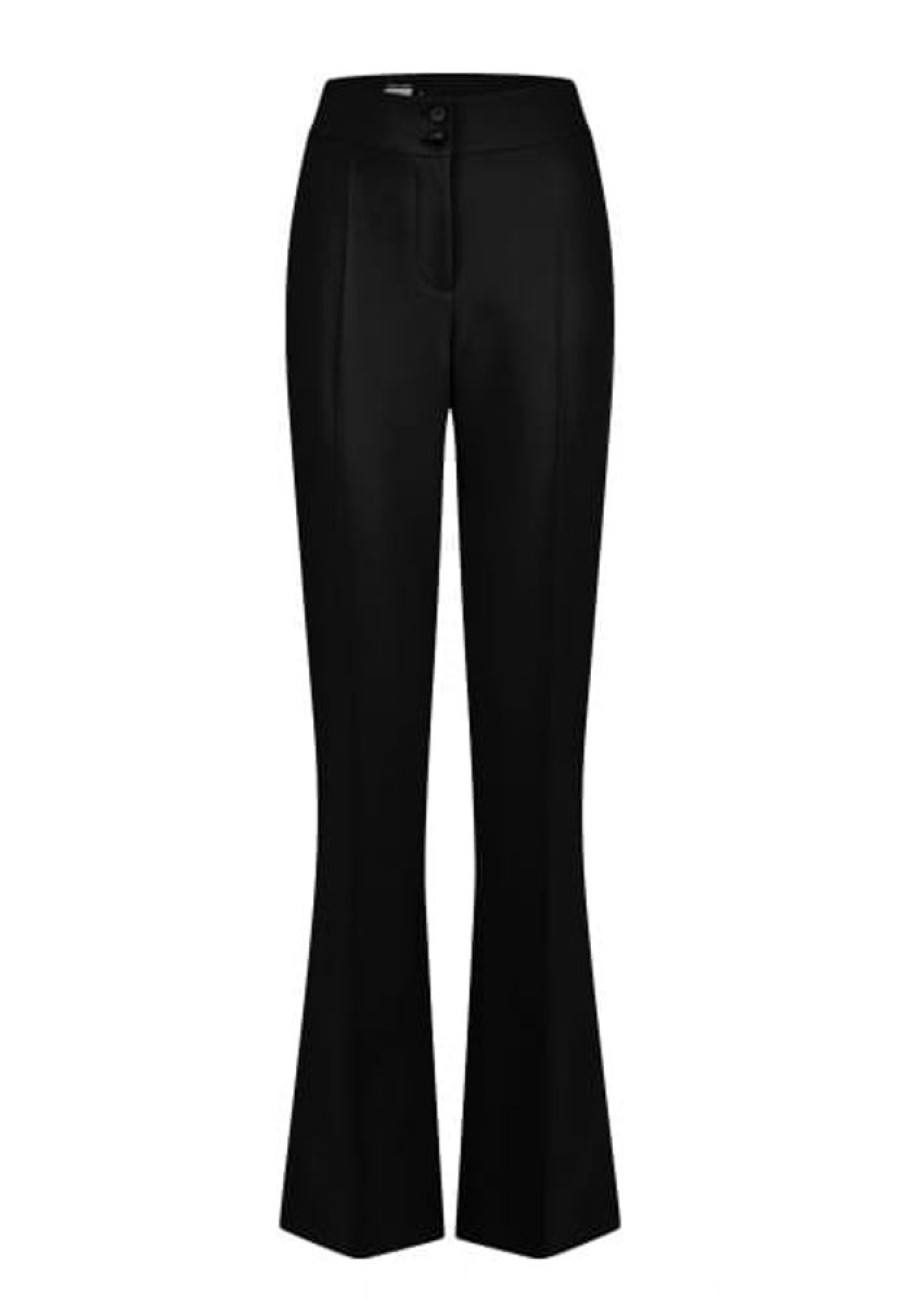 Hosen & Jeans Marc Aurel | Flared Hose Aus Weichem Doppelgewebe