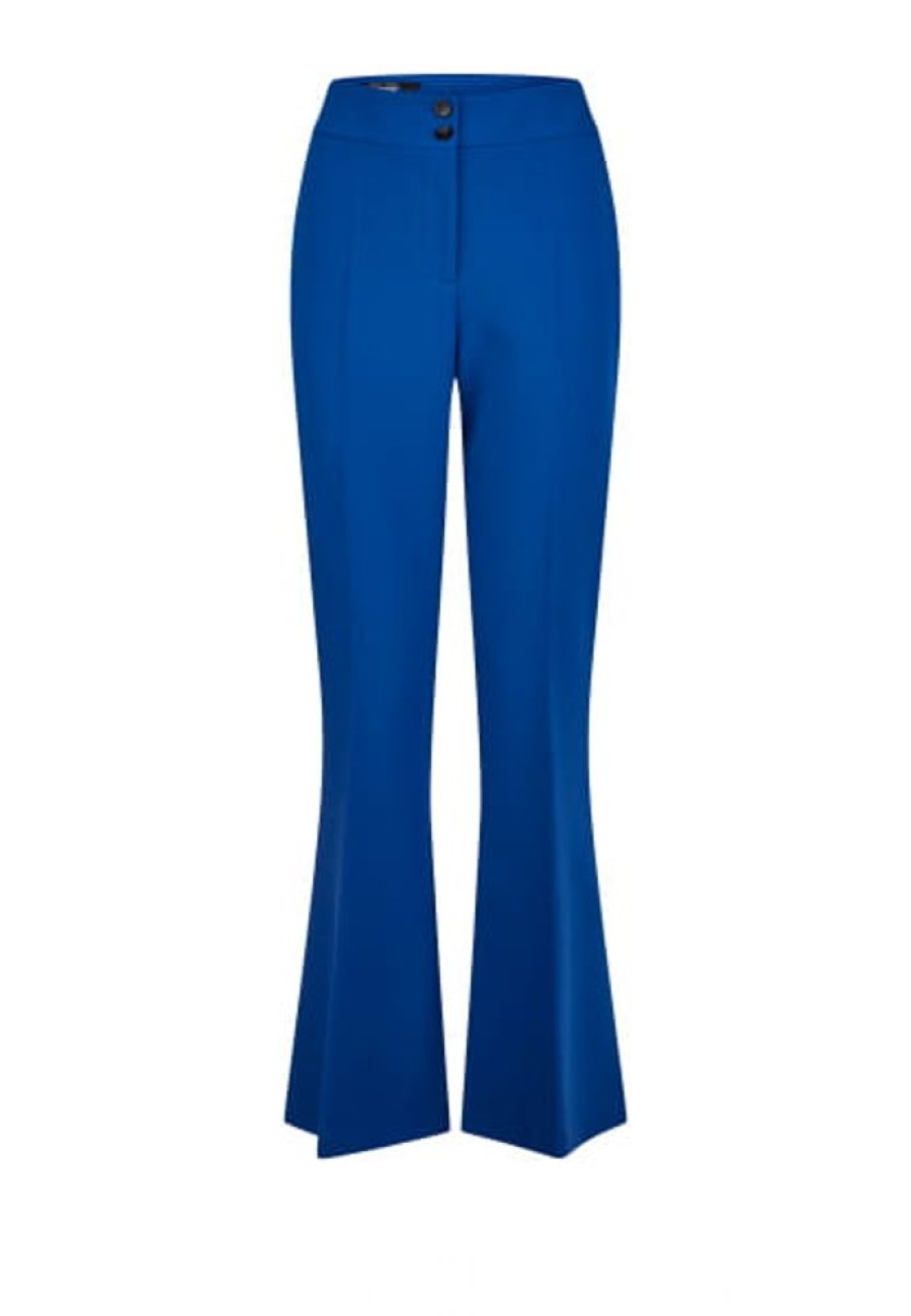 Hosen & Jeans Marc Aurel | Cropped Flared Hose Aus Weichem Doppelgewebe