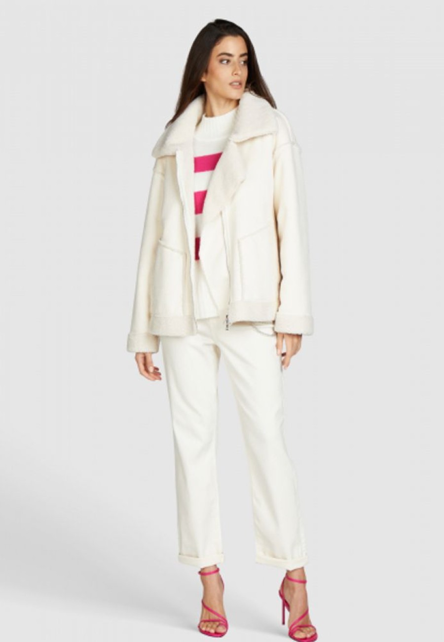 Hosen & Jeans Marc Aurel | Cropped Mom Jeans Mit Schmuckkette