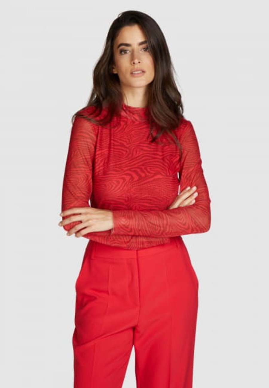Shirts Marc Aurel | Tu00Fcllshirt Mit Mini-Animal-Print