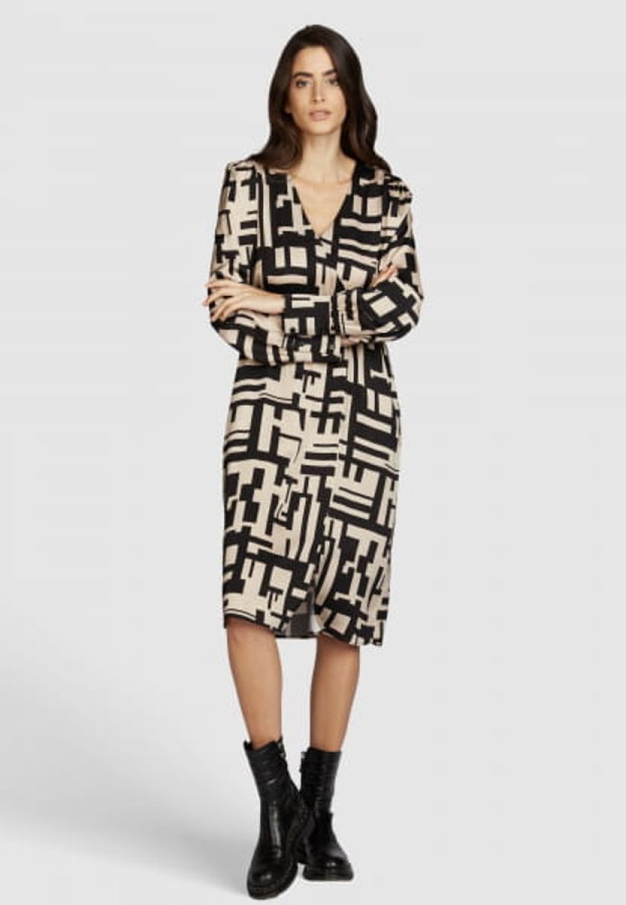 Kleider & Rocke Marc Aurel | Midikleid Mit Grafikprint