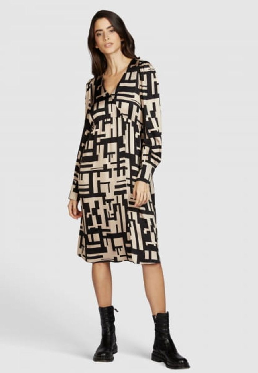Kleider & Rocke Marc Aurel | Midikleid Mit Grafikprint