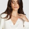 Blusen Marc Aurel | Bluse Mit Satin-Details