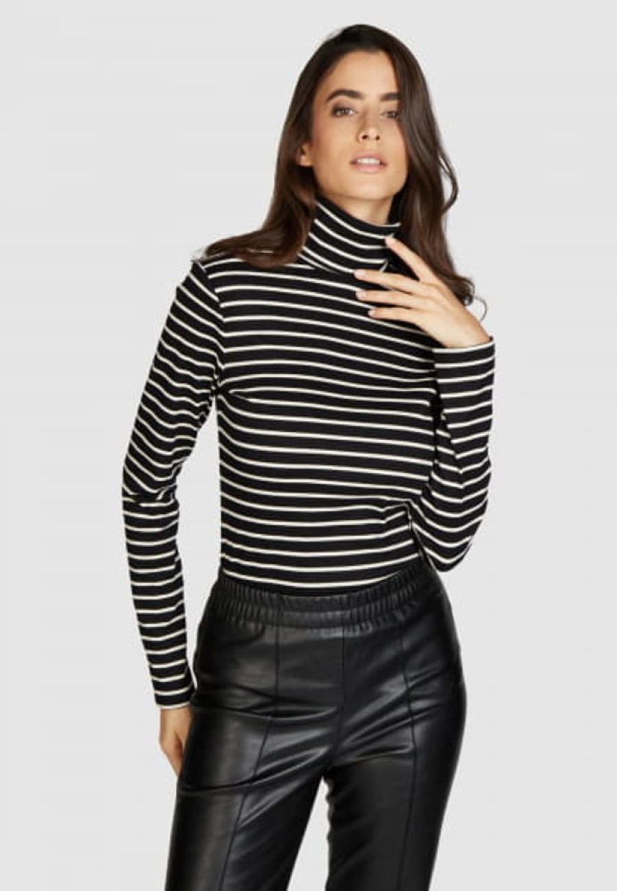 Shirts Marc Aurel | Ringelshirt Mit Langarm