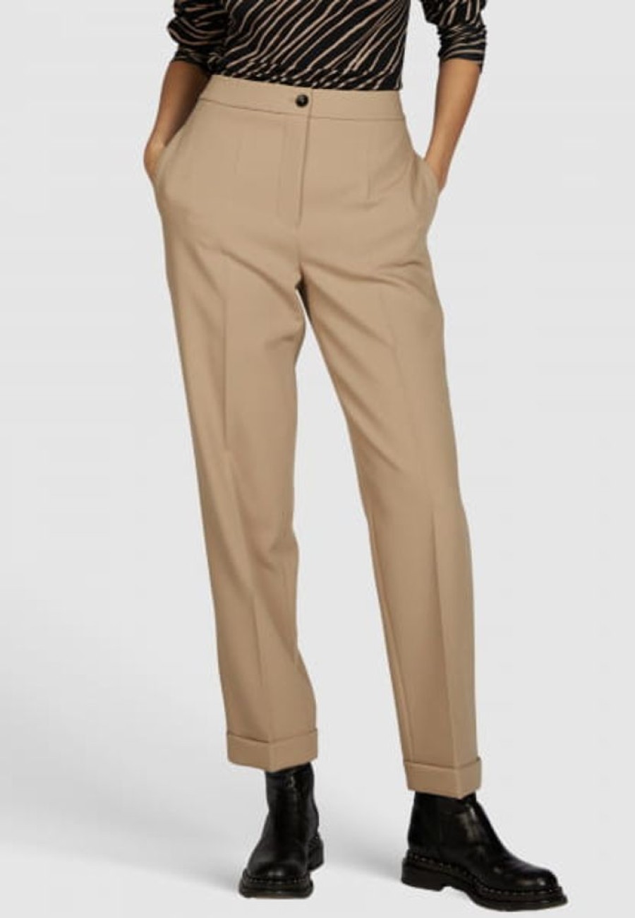 Hosen & Jeans Marc Aurel | Verku00Fcrzte Hose Aus Weichem Doppelgewebe