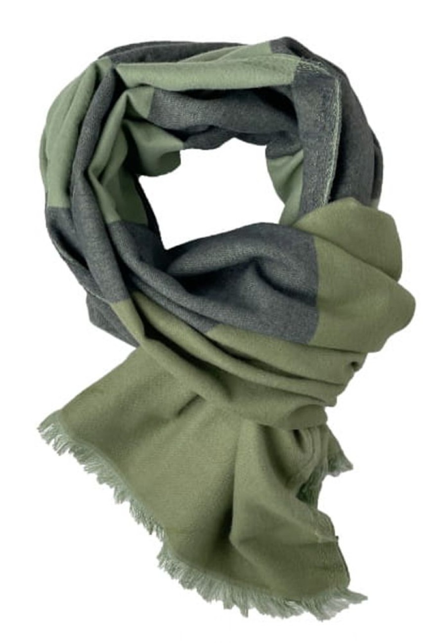 Accessoires Marc Aurel | Jacquardschal Mit Blockstreifen
