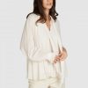 Blusen Marc Aurel | Plissee-Bluse Aus Lu00E4Ssigem Crepe