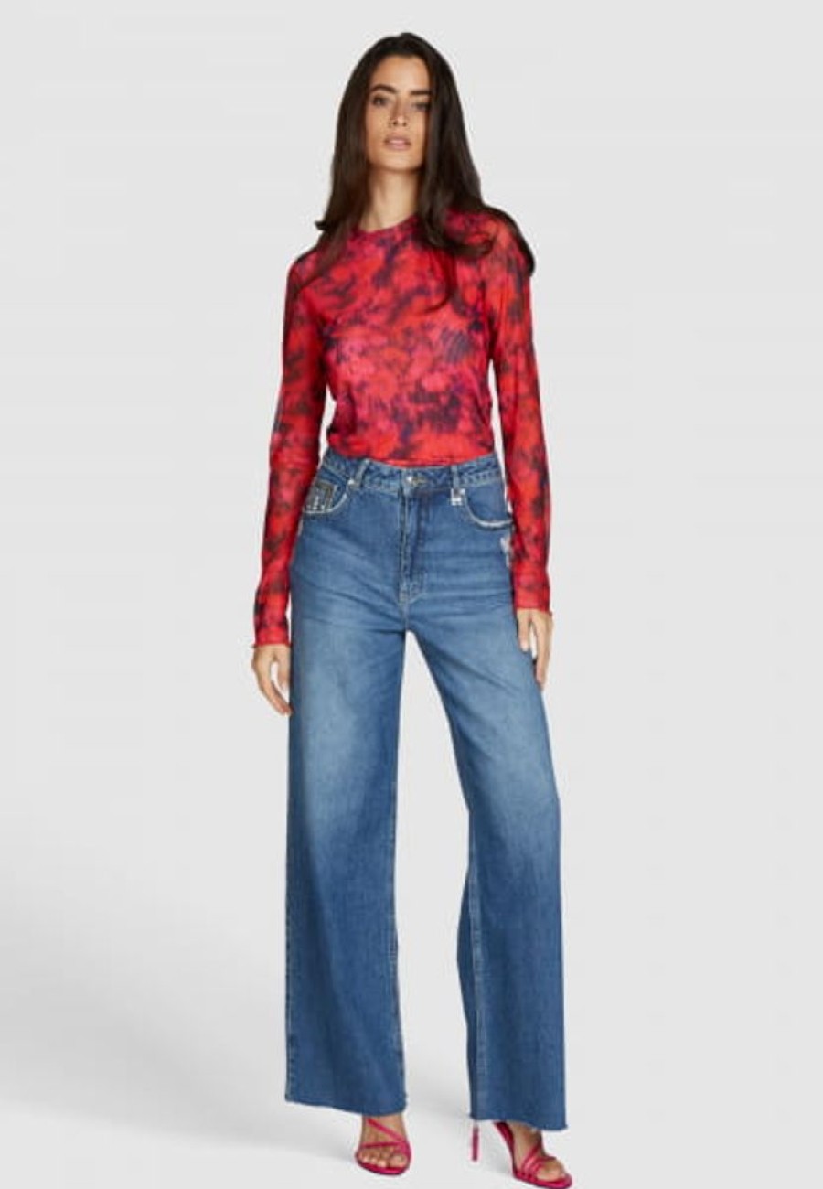 Hosen & Jeans Marc Aurel | High Waist Jeans Aus Comfort Blue Denim