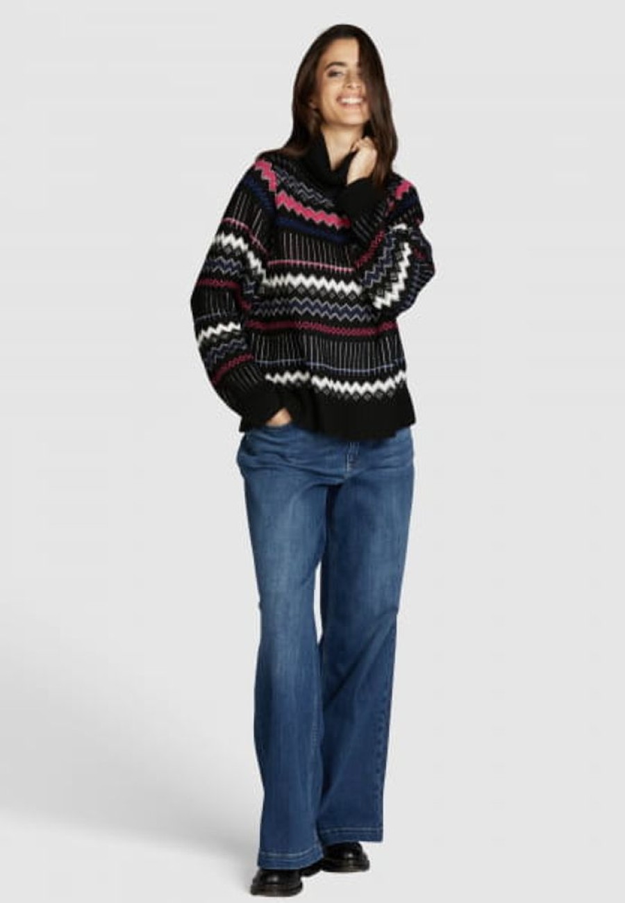 Hosen & Jeans Marc Aurel | Dark Blue Denim Mit Weitem Bein