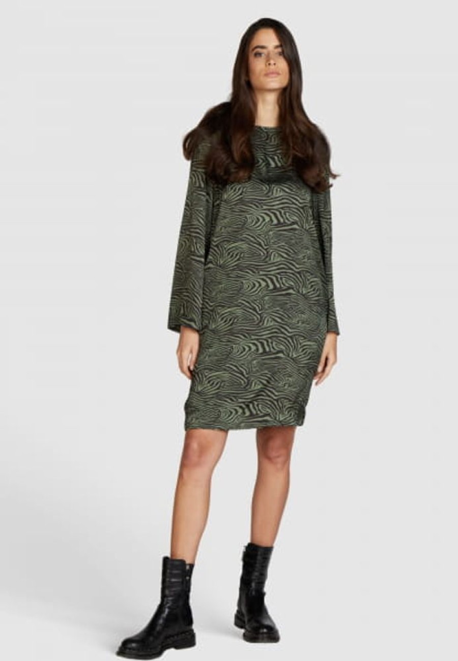 Kleider & Rocke Marc Aurel | A-Linienkleid Mit Mini-Animal-Druck