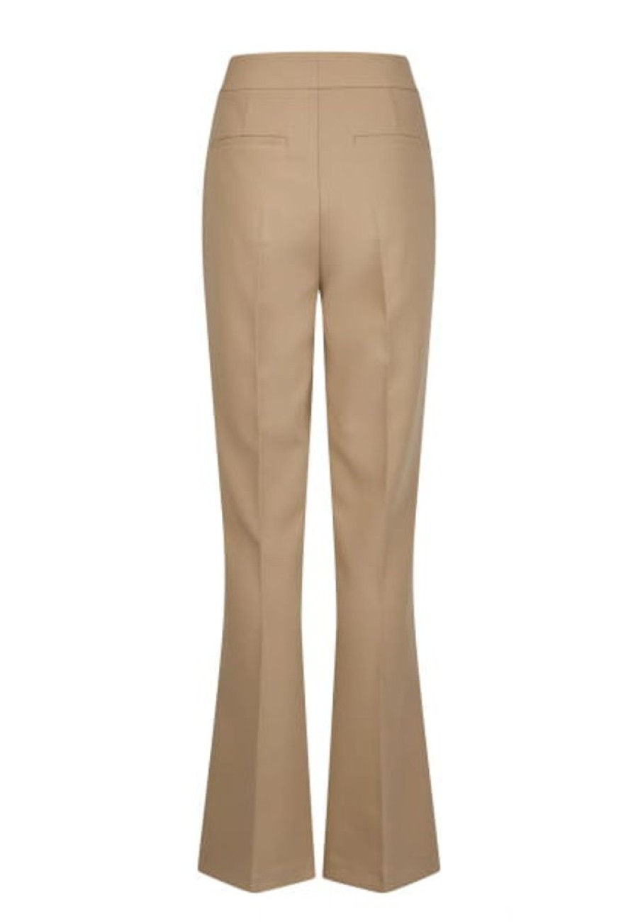 Hosen & Jeans Marc Aurel | Cropped Flared Hose Aus Weichem Doppelgewebe