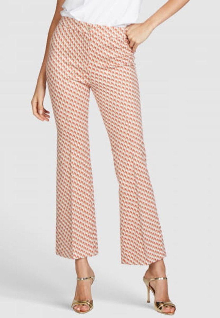 Hosen & Jeans Marc Aurel | Jerseyhose Aus Grafischem Jacquard