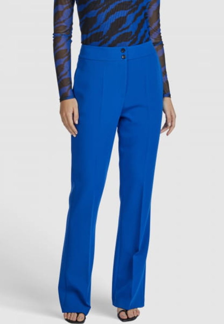 Hosen & Jeans Marc Aurel | Flared Hose Aus Weichem Doppelgewebe