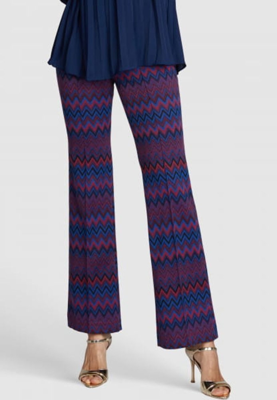 Hosen & Jeans Marc Aurel | Easy-Kick-Hose Aus Elastischem Zickzack-Jacquard