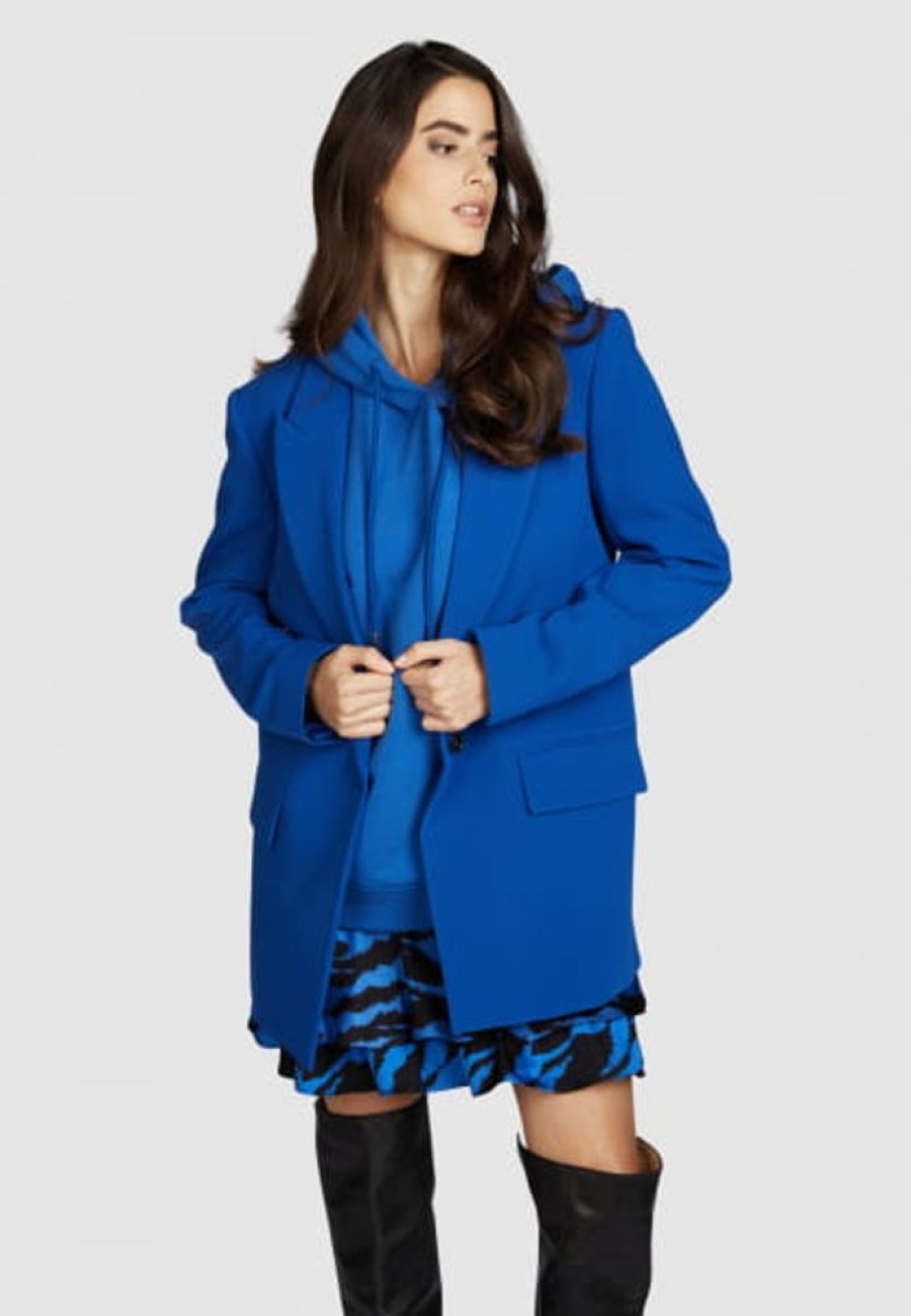 Blazer & Jacken Marc Aurel | Oversized Blazer Aus Weichem Doppelgewebe
