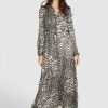 Kleider & Rocke Marc Aurel | Maxikleid Mit Grafischem Animaldruck